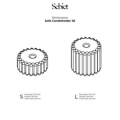 Solis Candleholder 20 L